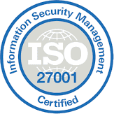 ISO 27001 Certified badge